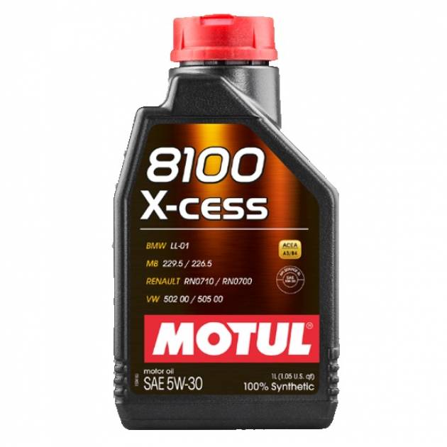 Моторное масло 8100 X-Cess 5w30 4л MOTUL 108945